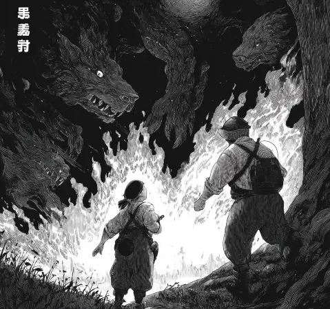 少年向作品条目封面，主角在训练场挥剑